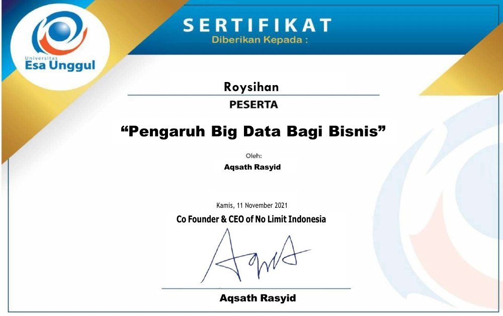 Pengaruh Big Data Bagi Bisnis