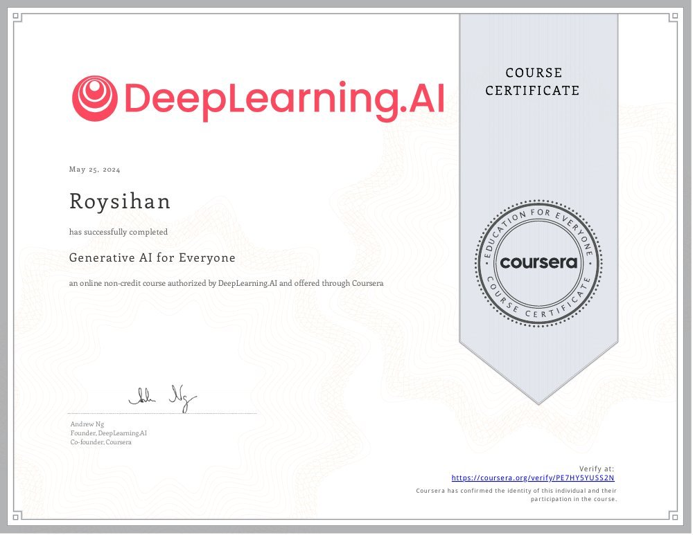 Generative AI for Everyone
